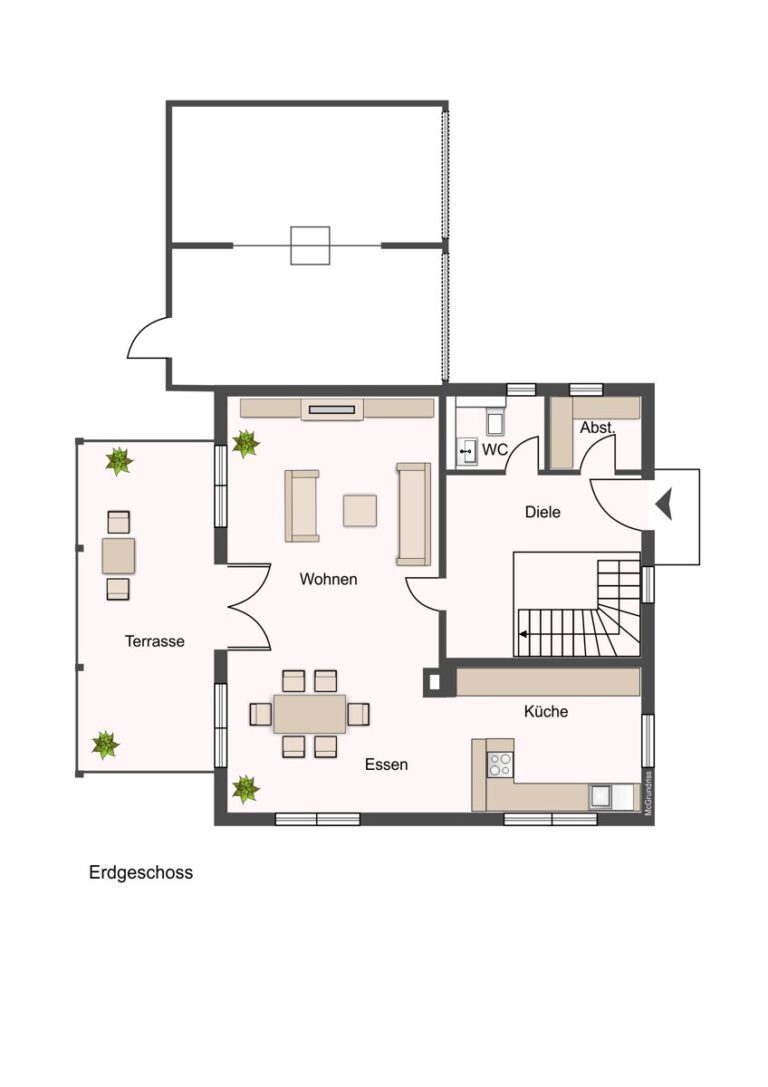Grundriss Einfamilienhaus mit viel Platz für Ihre Zukunft