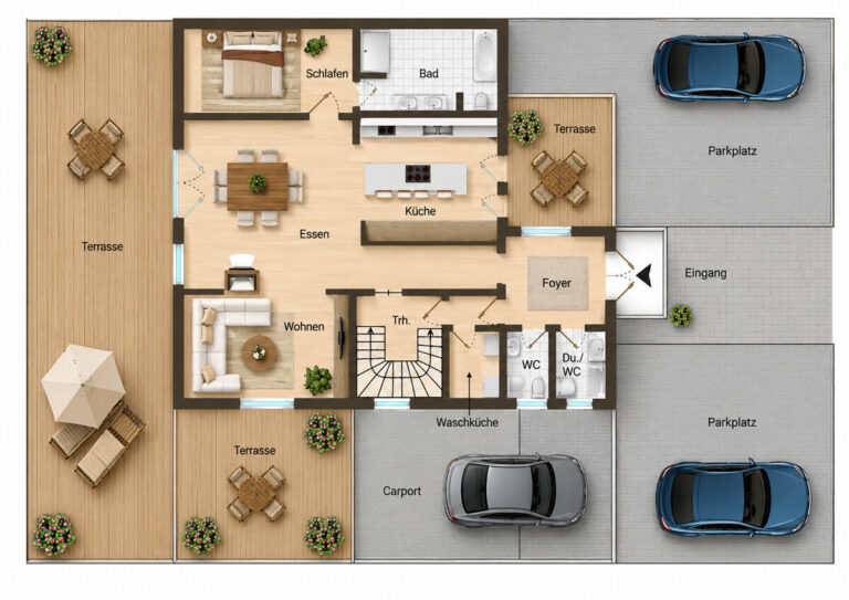 Grundriss Großzügiges Einfamilienhaus mit viel Platz und Potenzial in Blumberg