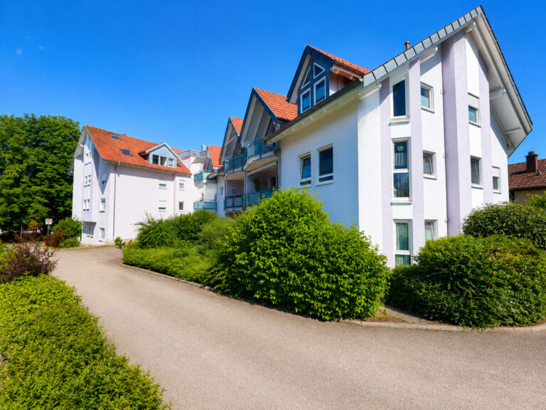 Haus ansicht Parkplatz