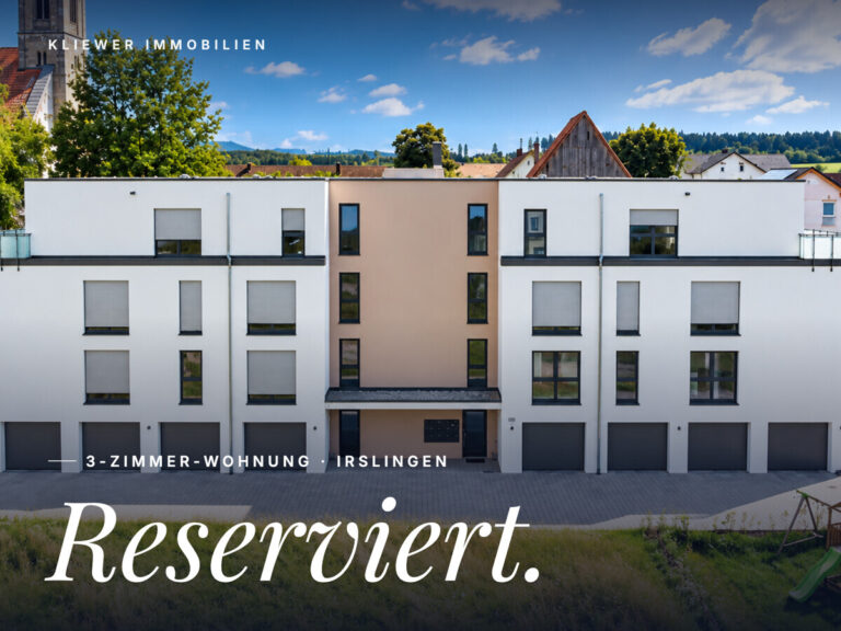 Moderne 3-Zimmer-Wohnung in Irslingen, mit Garten-Sondernutzungsrecht – Bezugsfertig
