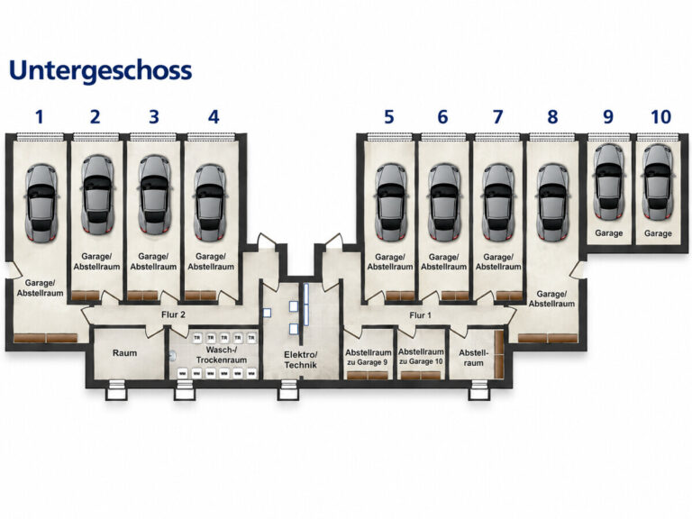 Grundriss Moderne 3-Zimmer-Wohnung in Irslingen, mit Garten-Sondernutzungsrecht – Bezugsfertig
